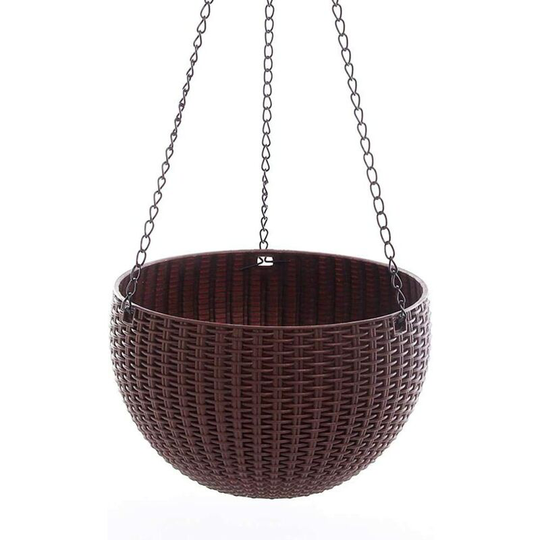 Hanging Flower Pot Hanging Planter Basket in Resin, for Indoor or Outdoor Garden Plants Hanging Plants