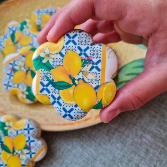 Mediterranean Lemon Biscuit Gift Box, Eight Pieces