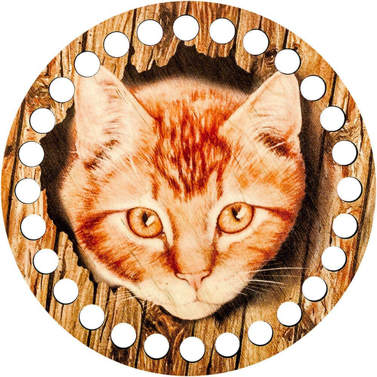 Wooden Thread Organizer 28 Threads/Floss Mouline Organizer/Cross Stitch Organizer/ Thread Organizer/Floss Holder/Needlework Accessory Cat