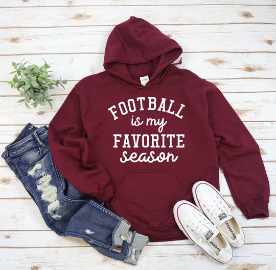 Football Is My Favorite Season Tshirt, Crew Sweatshirt, Or Hoodie