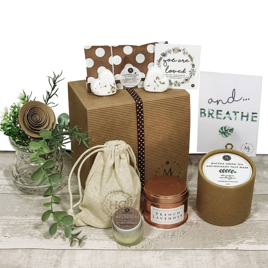 Relaxation Spa Box Natural Vegan Wellness - Mocha