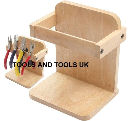 High Quality Wooden Organizer Wood Stand For Pliers Jewelry Holding