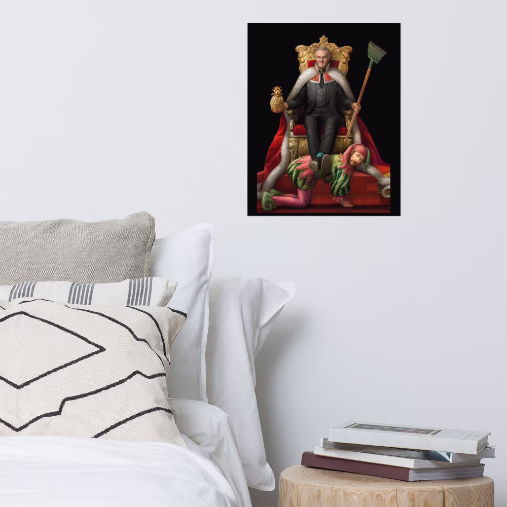 Greg Davies & Alex Horne Unframed Poster From The British Comedy Tv Show - Season 11 Funny Reality Show Master Jester