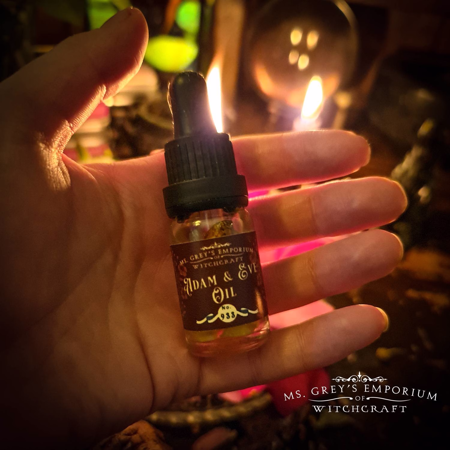 Adam & Eve Oil | Ritual Conjure Anointing Witchcraft Wicca Spells Spell Candles Chime
