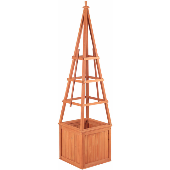 Groundlevel - Garden Obelisk Wooden Climber Planter