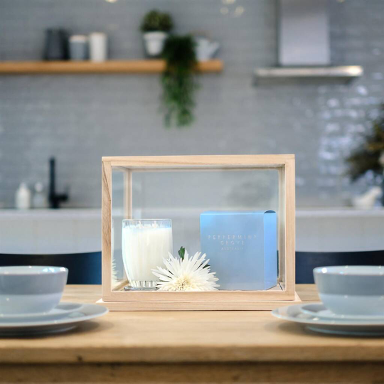 Crushed Salt And Cedarwood Soy Wax Scented Candle 370g