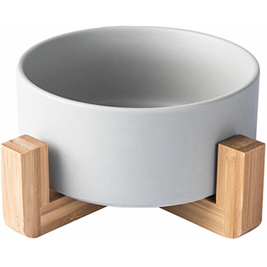 Monly - Plant Pot Succulent Planter with Stand Hydroponic Plant Pot with Legs Vegetable Herbs Ceramic Planters Cylinder Flower Pot Storage Container