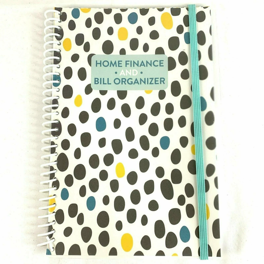 Home Finance Bill Organizer With Pockets Budget Planner Tracker