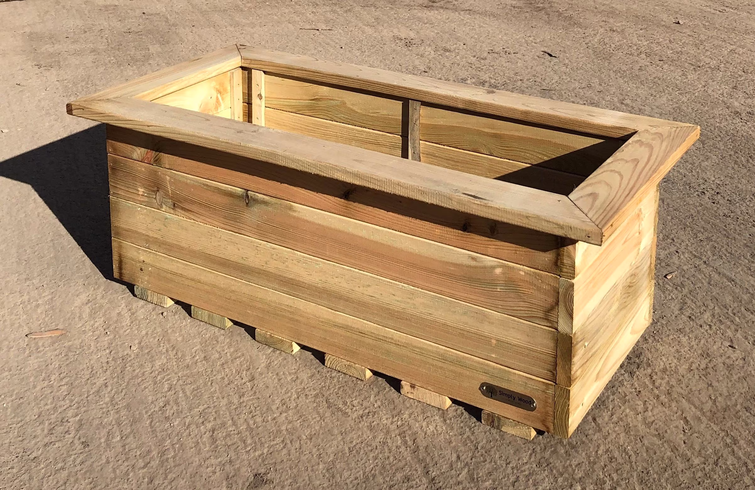 Special Offer Extra Large Wooden Trough Planter - Grade B Seconds