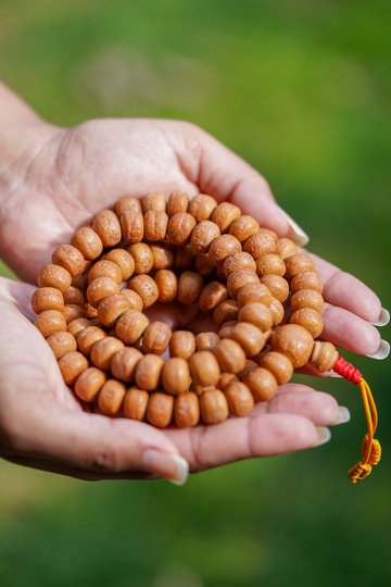 Seasonal Sale -12mm Bodhi Mala - Genuine Japa From Nepal | Buddhist Prayer One Eye For Reciting Mantra 108 Times