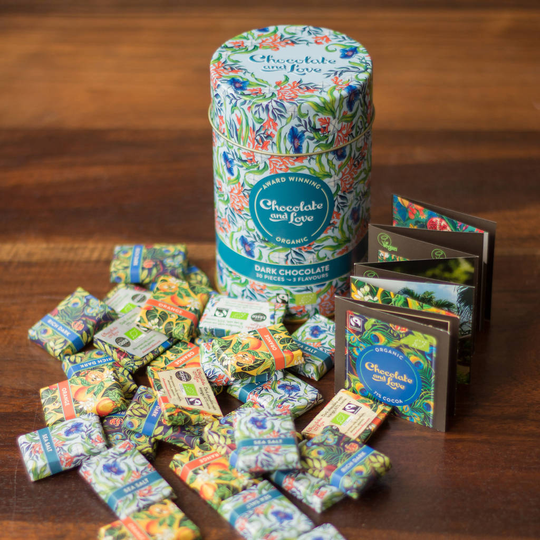Organic Sea Salt Fairtrade Chocolate Tin