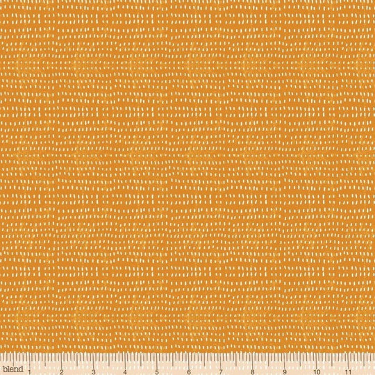 Seeds Fabric, Tangerine, Orange, Blender Blend Fabrics, Cori Dantini, 100% Quilting Cotton Fabric