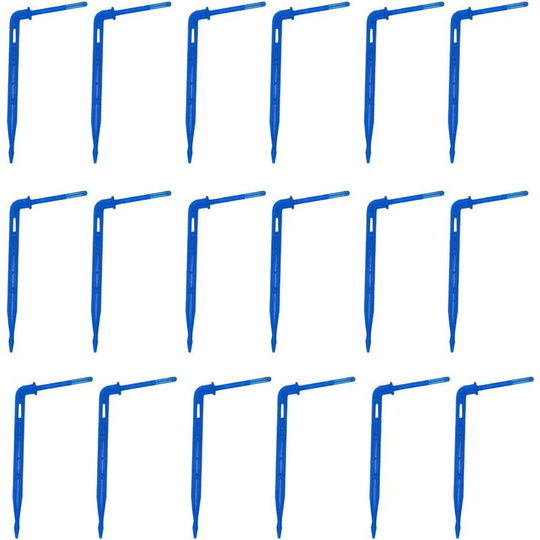 50 pcs Garden Plant Irrigation Watering Curved; Arrow Drippers Sprinklers for Vegetables Fruit Flowers Potted Plants