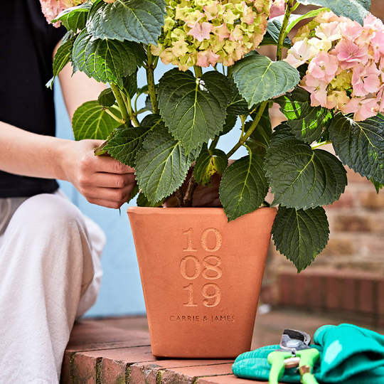 Personalised Engraved Special Date Pot