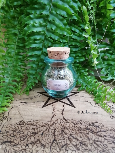 Let Go, Mix, Altar, Wicca, Wiccan, Witchy, Esoteric, Witchcraft, Spell, Ritual, Pagan, Herbs