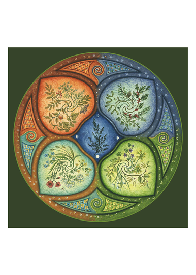 Seasonal Herbal - Greetings Card