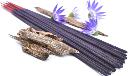 Limited Edition Organic Blue Lotus & Oud Incense Sticks