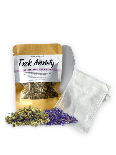 Fxck Anxiety Herbal Loose Leaf Tea Calming Relaxation