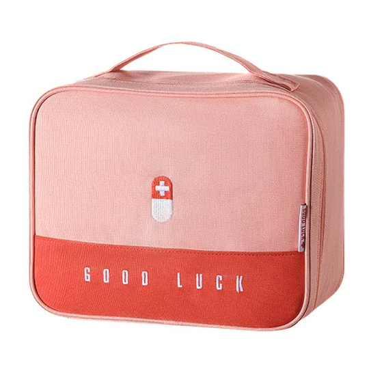 Portable first aid box, medicine storage bag, empty first aid kit