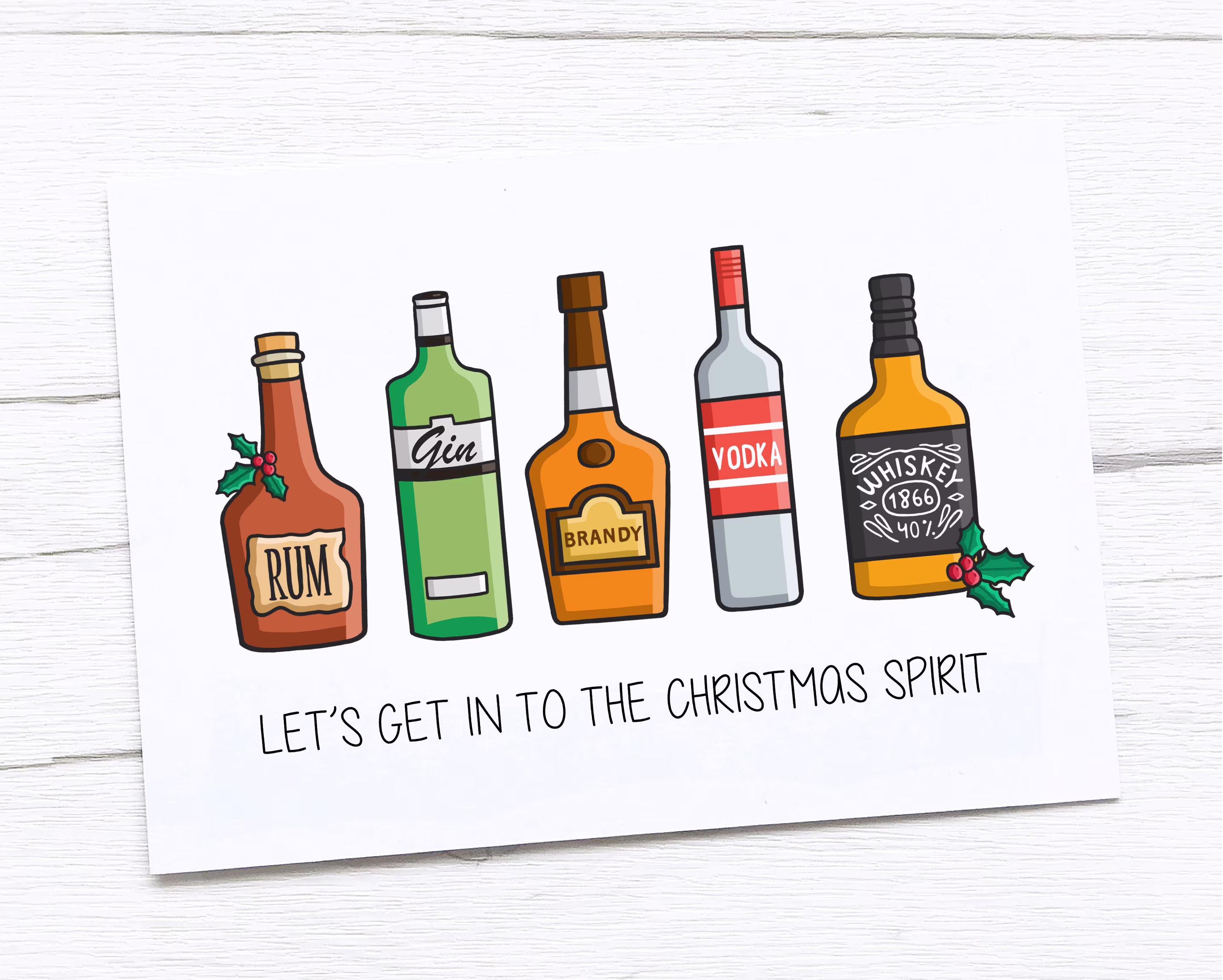 Happy Christmas Card | Merry Spirit