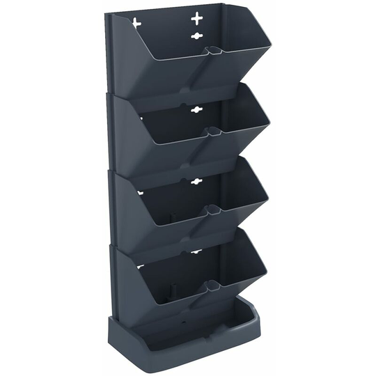 Vertical Garden Plant Set 4 pcs Anthracite Polypropylene Vidaxl Anthracite