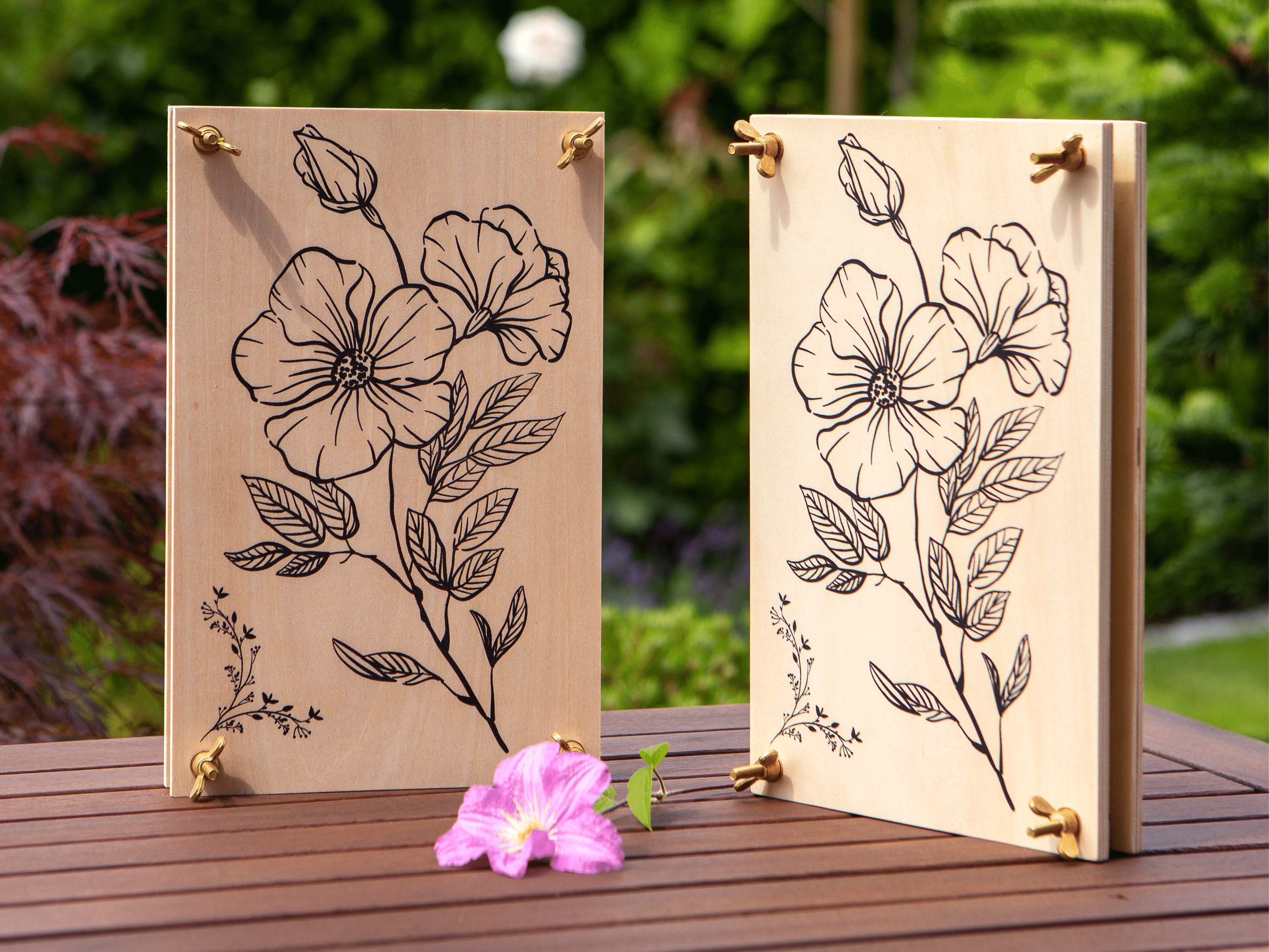 Wooden Flower Press For Adults Large Kit Measures 27.5cm | 10.8'' X 17.8cm | 6.9'' Great Gift For Arts & Crafts Lovers