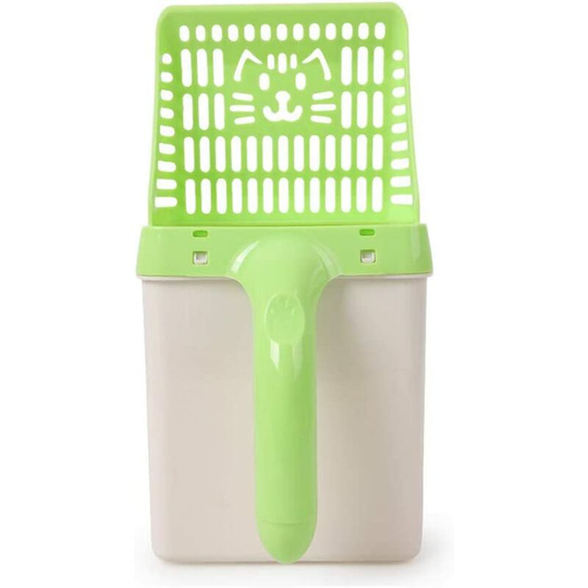 Cat Litter Scoop, Cat Litter Scoop with Holder Cat Cleaner Green