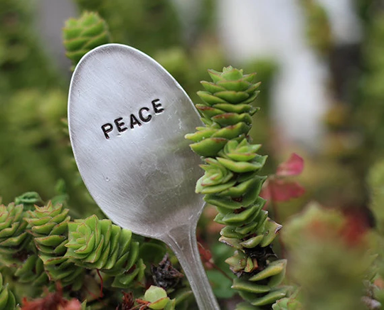 Peace Silverware Marker | E0525