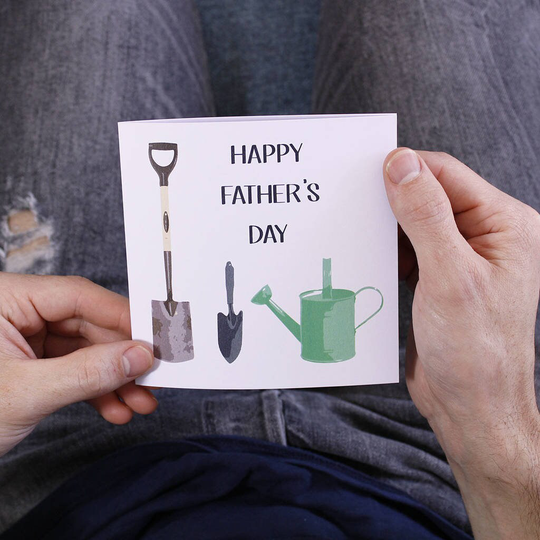 Gardening Father's Day Card - Fathers Happy Tool
