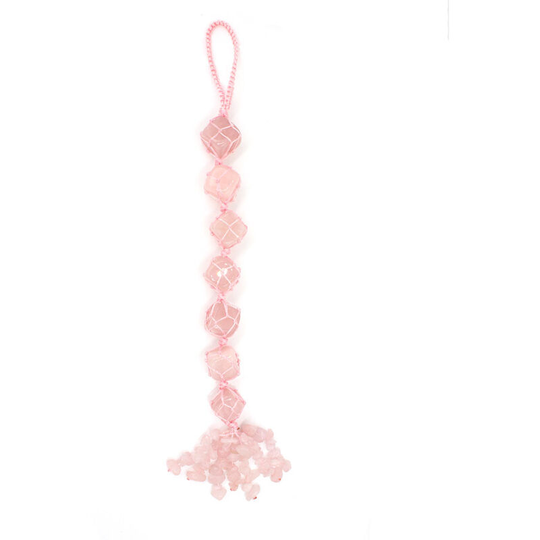 Handmade Natural Crystal Rose Quartz Car Ornament Home Decoration Feng Shui Ornament Yoga Meditation Car Decoration Drop Palm Stone