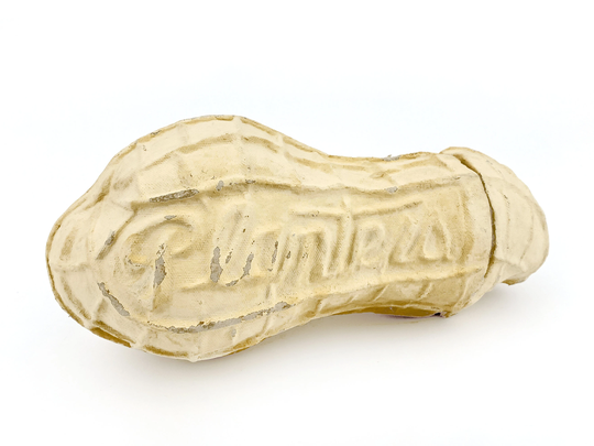 Vintage 1930S Planter's Peanuts Pressed Paper Mache Advertising Storage Container