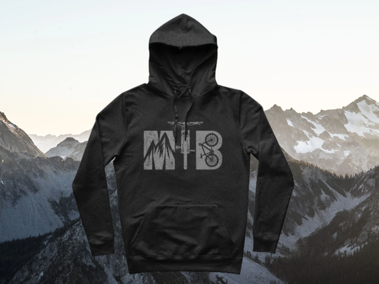 100% Cotton Organic Mountain Bike Hoodie Premium Biking Available in Plus Sizes Upto 4xl Fathers Day Gift For Cyclists Or Rider