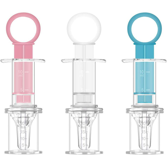 Medicine Dispenser Liquid Baby Syringe for Feeding Medicine Water Milk Juice Vitamins 3 Pieces