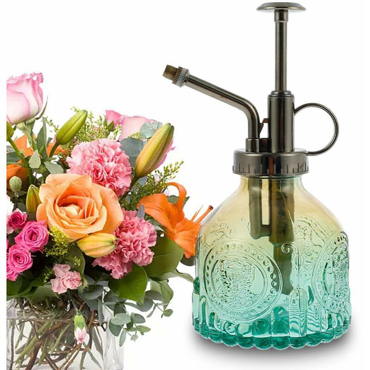 Glass Watering Spray Can,Vintage Spray Watering Can,Plant Sprayer,One-Piece Watering Can for Succulent Flowers Herbs Plants Home Garden