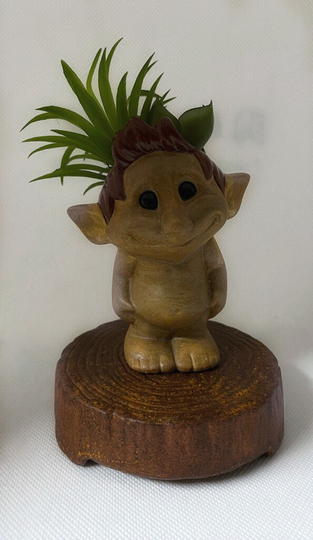 Ceramic Troll Succulent Planter, Garden Decor, Home Trolls