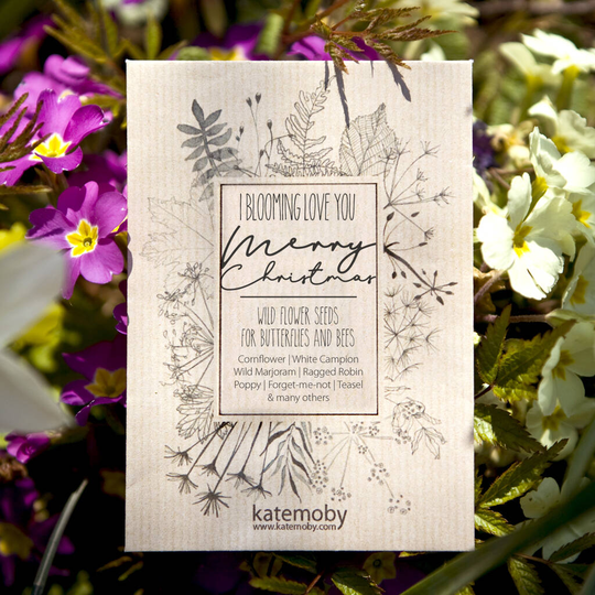 Christmas Themed Personalised Wildflower Seeds