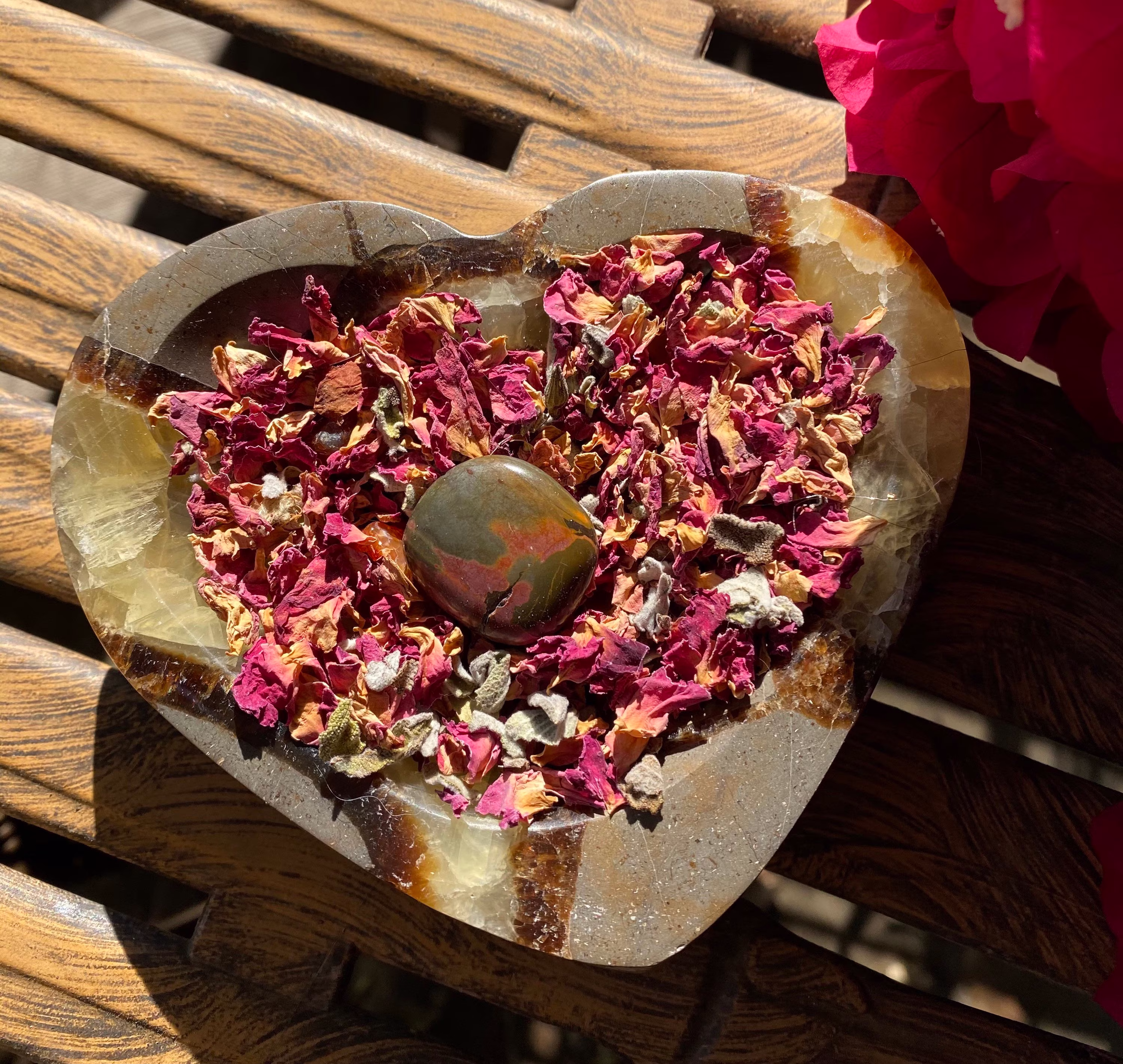 Septarian, Septarian Bowl, Heart Bowl