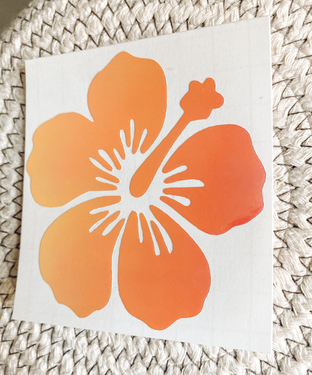 Hibiscus Flower Decal