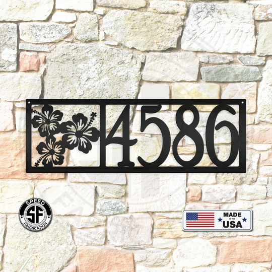 Tropical Address Sign
