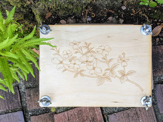Flower Press Kit | Personalized Nature Lovers Gift Herb Botanica Engraved