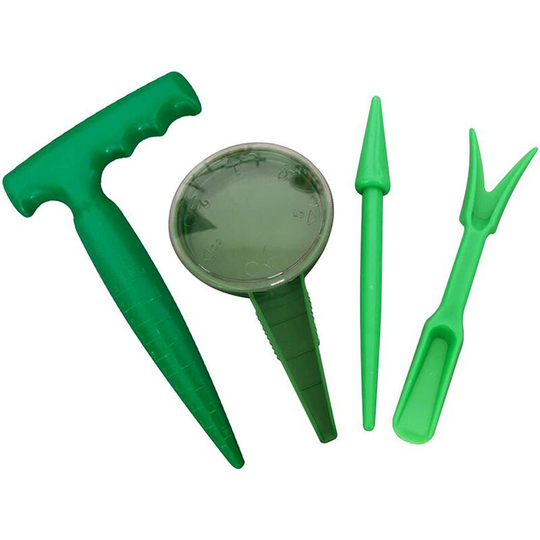 Seeder Tool Succulent Transplanting Tools Seed Sowing Garden Tools Seed Sower for Multiplication Planting Set - Sower Planter Punch Seedling Green