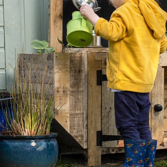 Outdoor Wooden Side Vegetable Planter Add On