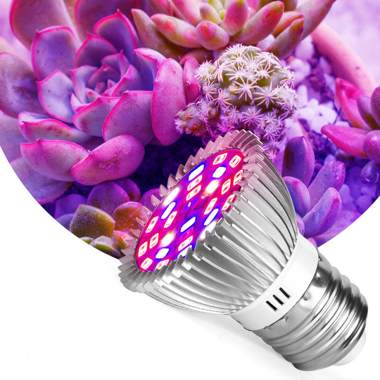 Led Grow Light Bulb Full Spectrum Plant Light 100W Plant Lamp, E27 Grow Light for Indoor Plant, Vegetables, Flower and Seed, Led Plant Bulb for
