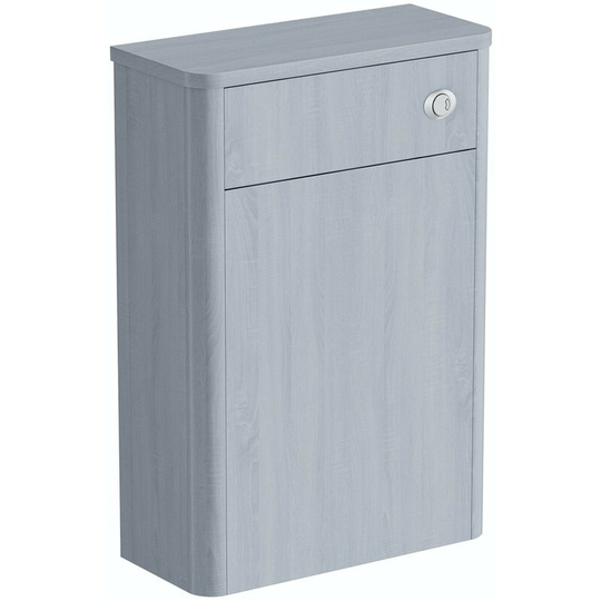 Beaumont powder blue back to wall unit 545mm - Blue - The Bath Co
