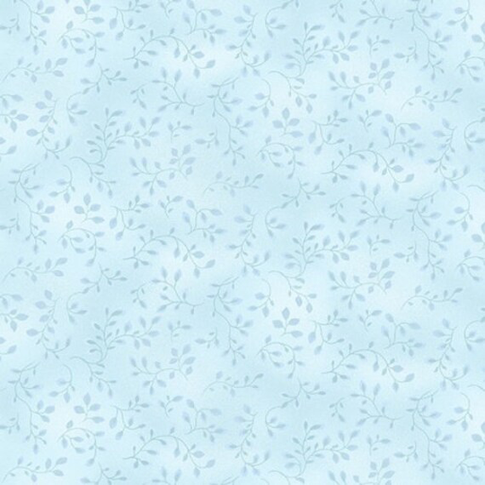 Basic's "Folio" From Henry Glass 100% Quilt Shop Quality Fabric Sold By The 1/2 Yard "Powder Blue