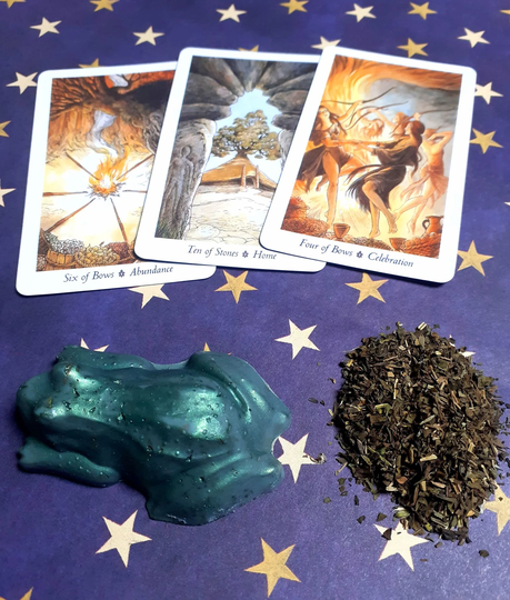 Frog Of Abundance Herbal Infused Magickal Soy Wax Melts