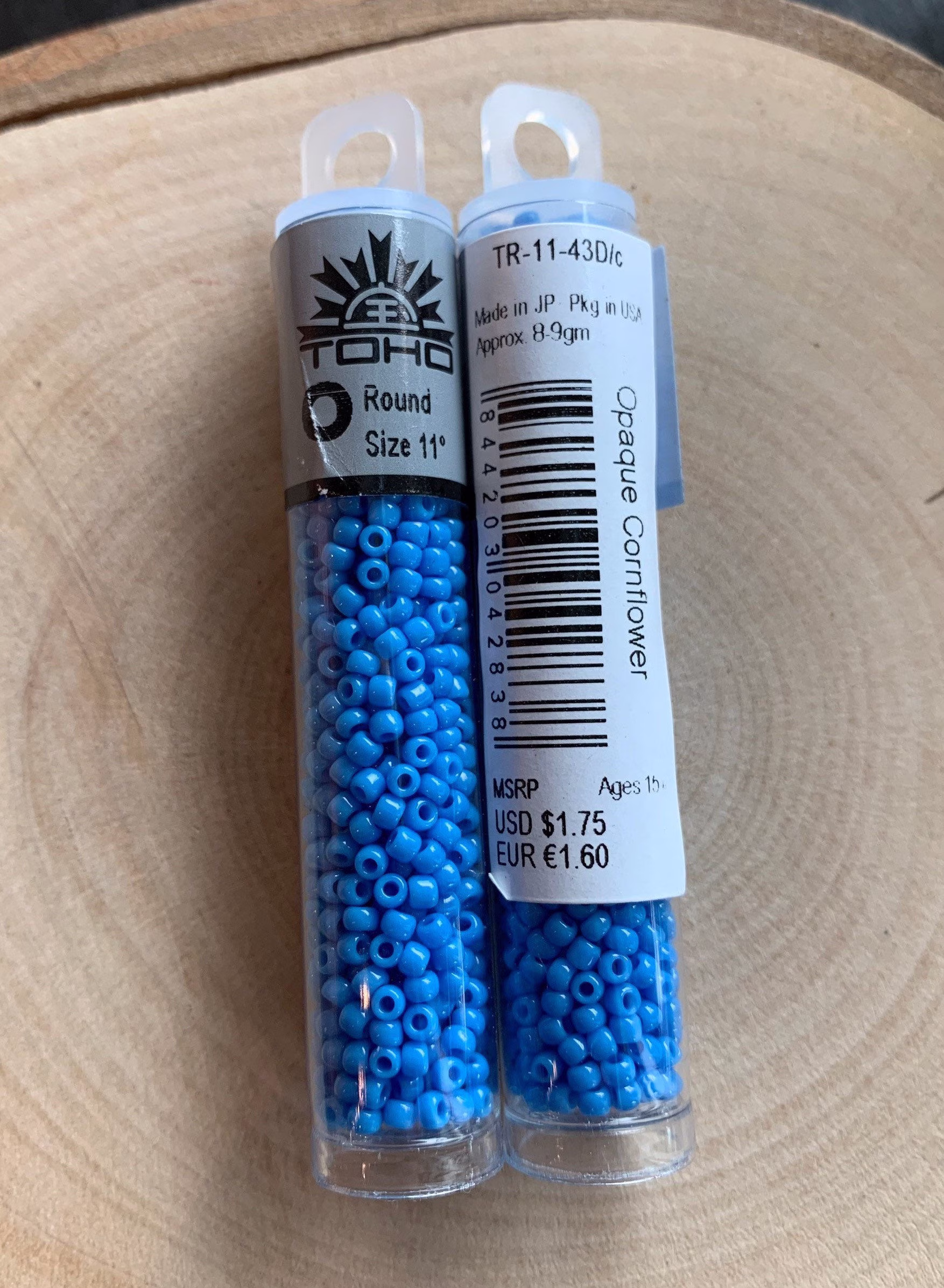Toho 11/0 Opaque Cornflower/ Japanese Seed Beads, Glass Beads