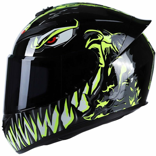 Echoo - Motorcycle Helmet Full Face Rapid Street Helmet Unisex Adult Cool Rider Equipment Four Seasons New Street Touring Motorcycle