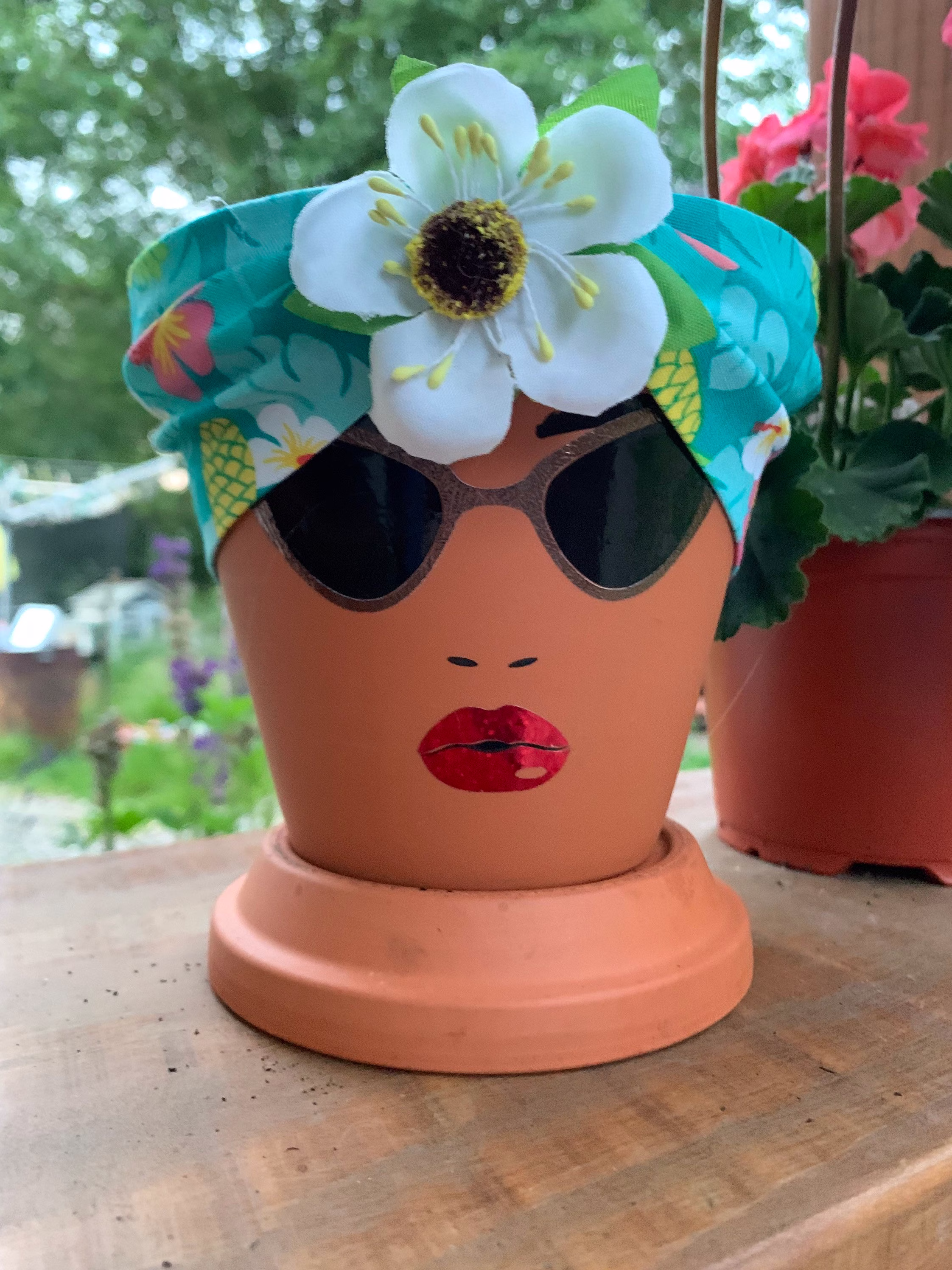 Summer Indoor Plant Pot