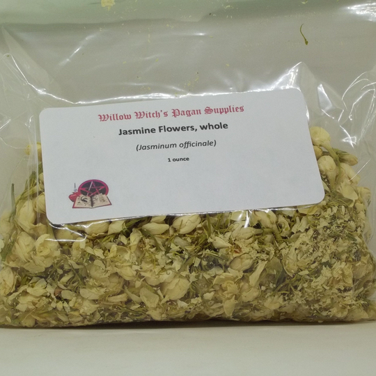 Jasmine Flowers Whole 1 Ounce Wicca Witchcraft Pagan Supplies Hoodoo Voodoo Vodou